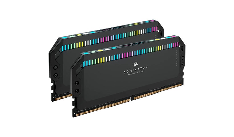 CORSAIR DOMINATOR Platinum RGB 32GB DDR5 DRAM 7200MHz C34 Memory Kit - Black