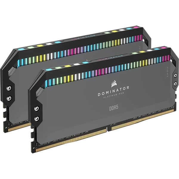 CORSAIR DOMINATOR Platinum RGB 32GB DDR5 6000MHz C30 AMD EXPO Memory Kit -  Black - CMT32GX5M2B6000Z30K - Computer Memory 