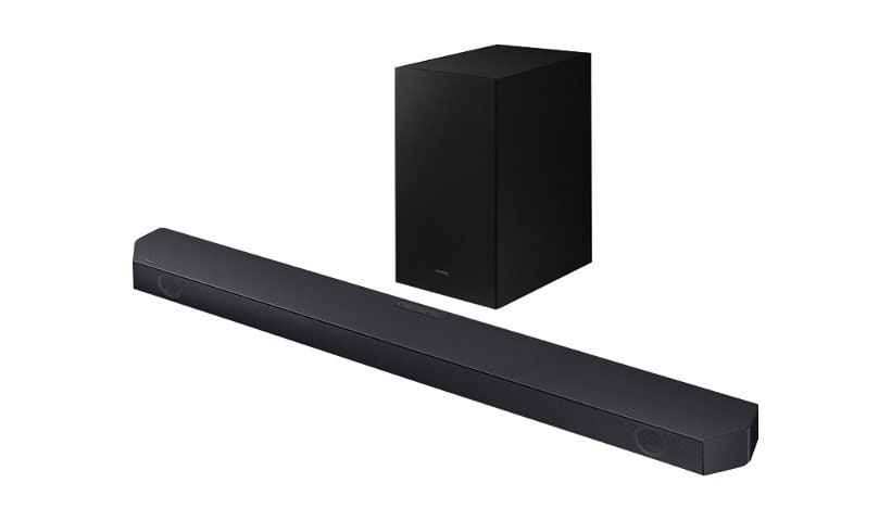Samsung HW-Q60C - sound bar system - for home theater - wireless