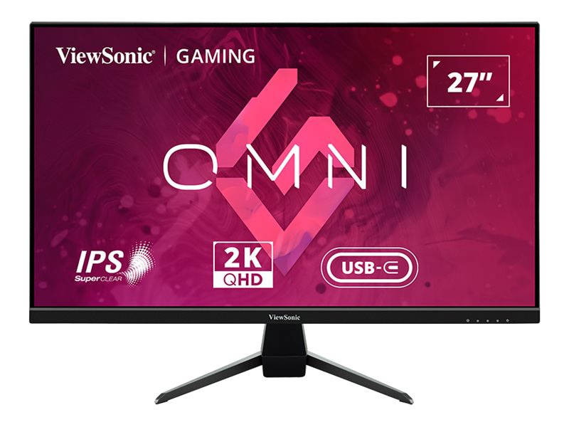 ViewSonic VX2767U-2K - 1440p Thin-Bezel IPS Monitor with 65W USB-C, HDMI, D