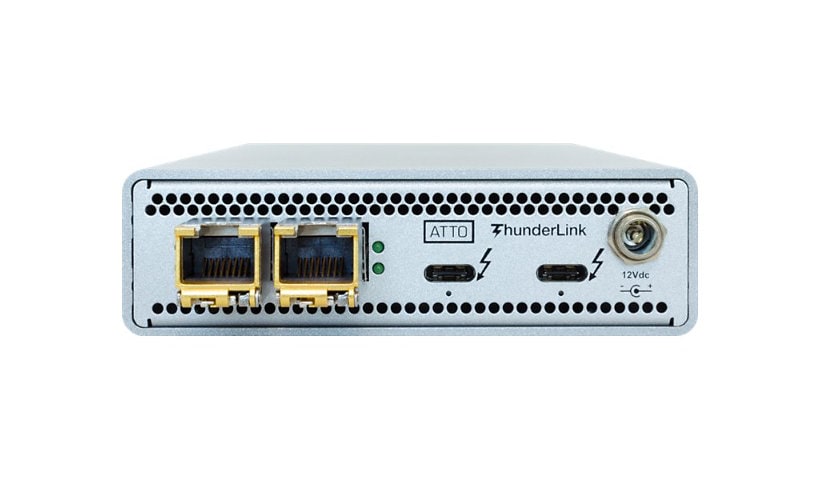 ATTO ThunderLink N3 3102T - adaptateur réseau - Thunderbolt 3 - 10 Gigabit SFP+ x 2 - Conformité TAA