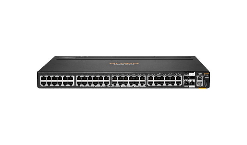 HPE Aruba 6200M 48G 4SFP+ Switch - commutateur - distance max. d'empilage de 10 km - 48 ports - Géré - Montable sur rack