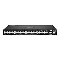 HPE Aruba 6200M 48G 4SFP+ Switch - commutateur - distance max. d'empilage de 10 km - 48 ports - Géré - Montable sur rack