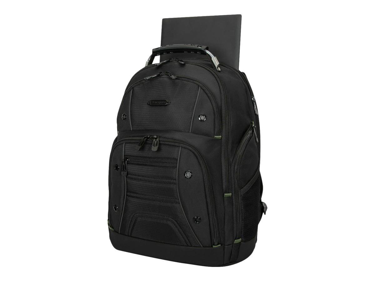 Targus Drifter TBB63805GL Carrying Case Rugged (Backpack) for 15" to 16" Notebook - Black - TAA Compliant