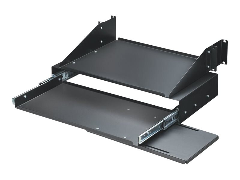 Black Box 19" Keyboard Tray/Monitor Shelf