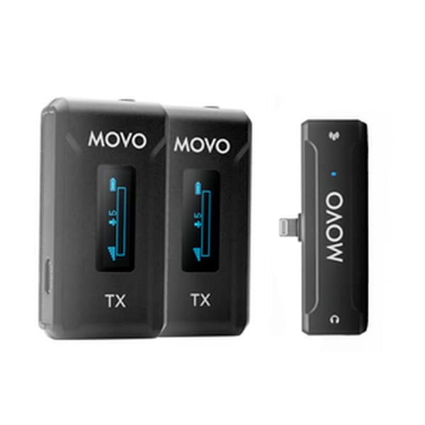 Movo Dual Wireless Lavalier Microphone System
