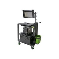 Newcastle Systems PC Series PC510-LI Mobile Powered Workstation - cart - bl