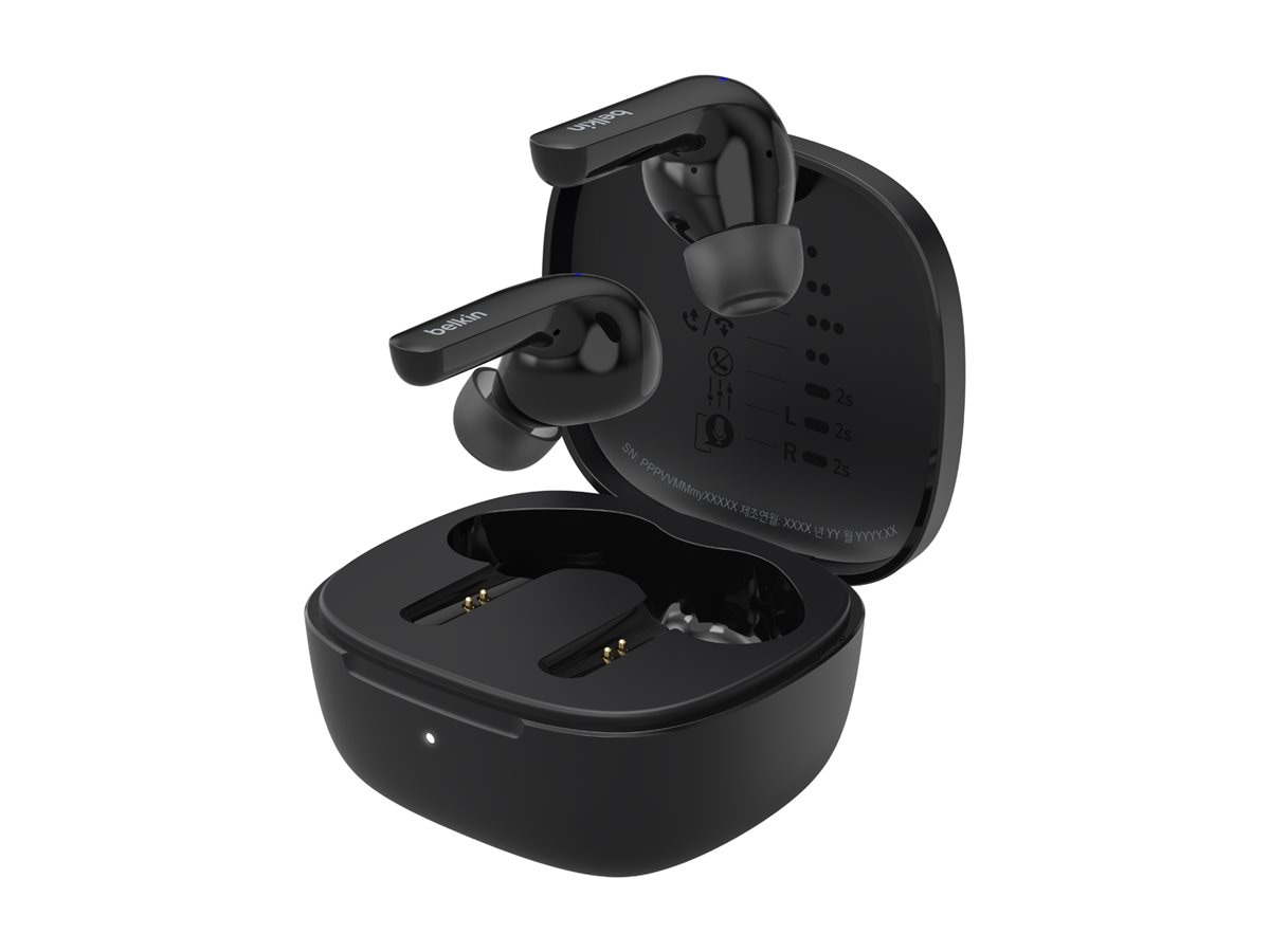 Belkin SoundForm Motion - true wireless earphones with mic - black