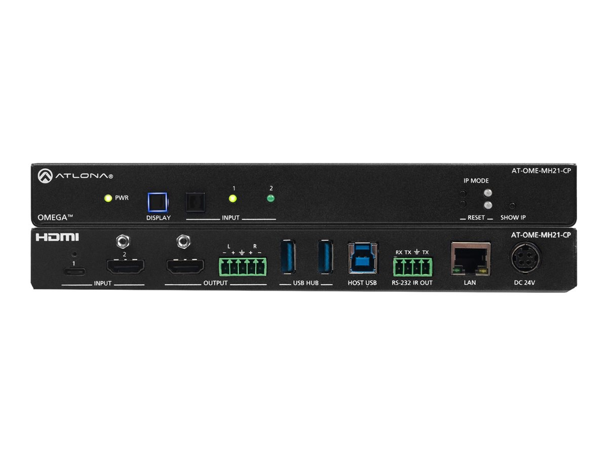 Atlona Omega AT-OME-MH21-CP 2x1 switcher / scaler / audio disembedder