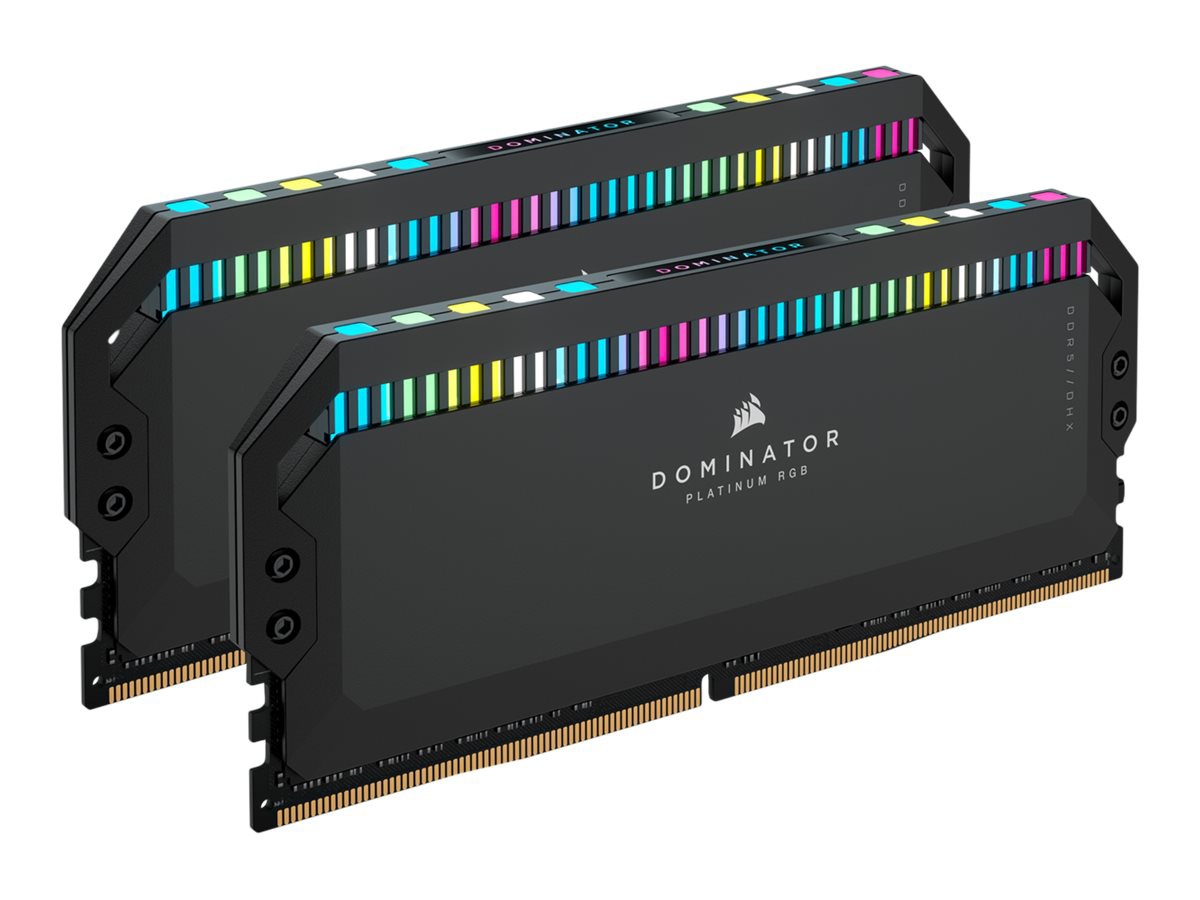 CORSAIR Dominator Platinum RGB - DDR5 - kit - 32 GB: 2 x 16 GB - DIMM 288-pin - 6000 MHz / PC5-48000