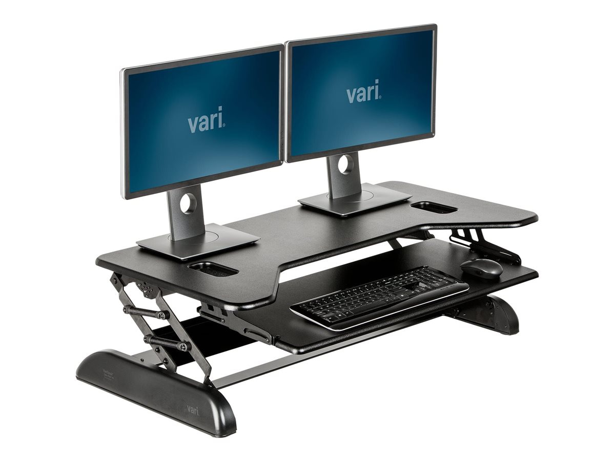Thumbnail 2 of 8 for VARIDESK Cube Plus 40 - standing desk converter - black