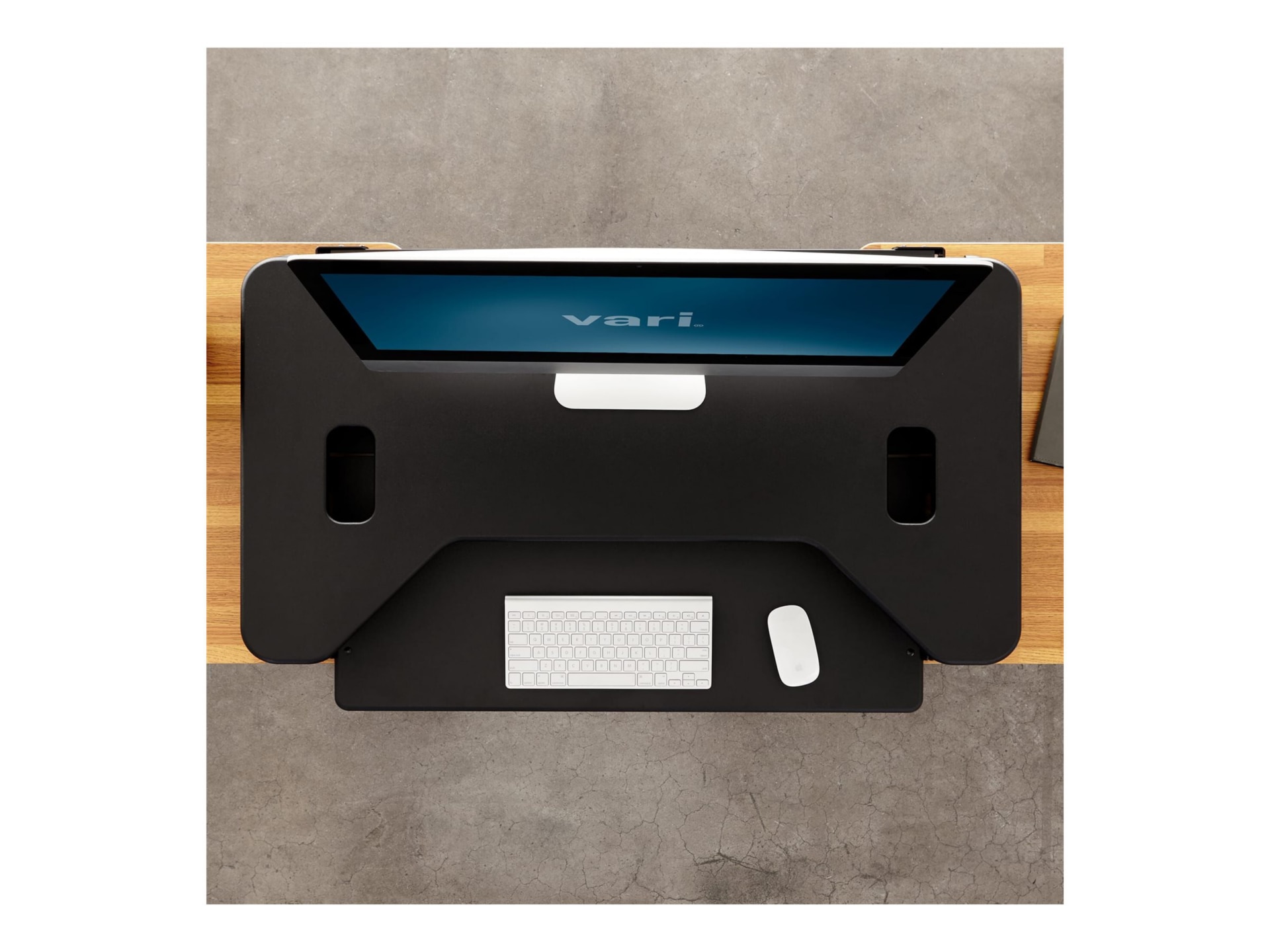 Thumbnail 5 of 8 for VARIDESK Cube Plus 40 - standing desk converter - black
