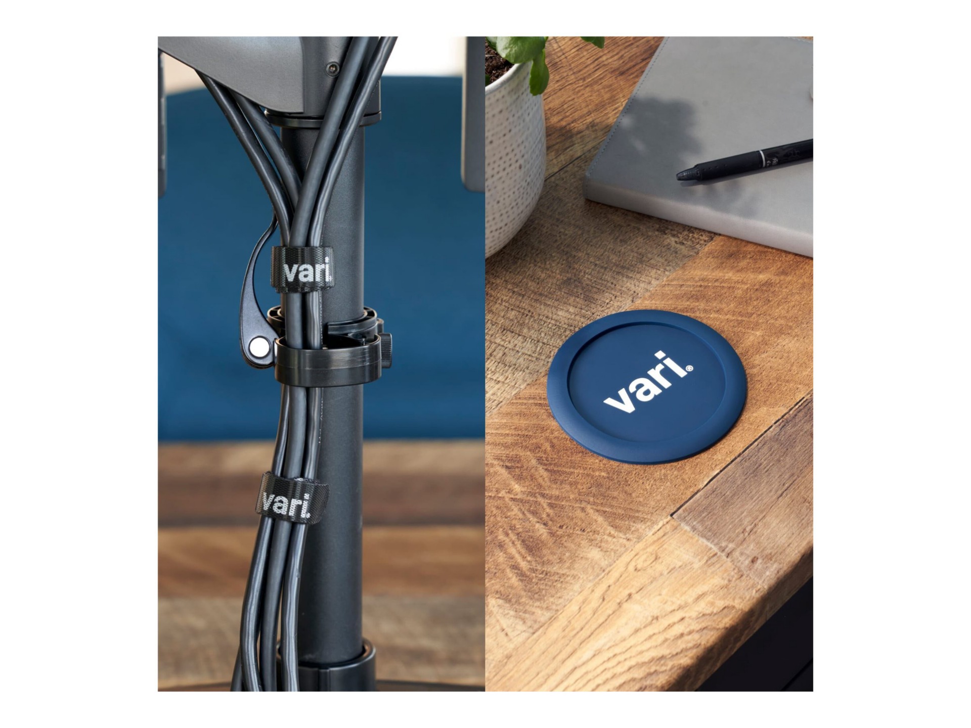 Thumbnail 6 of 8 for VARIDESK Cube Plus 40 - standing desk converter - black