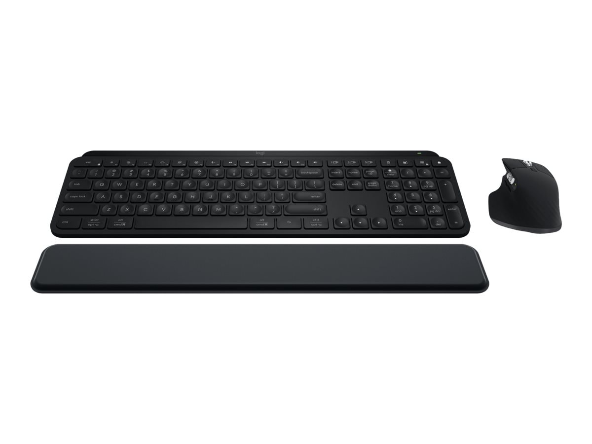 Logitech MX Keys S Combo - Performance Wireless Keyboard and Mouse with Pal