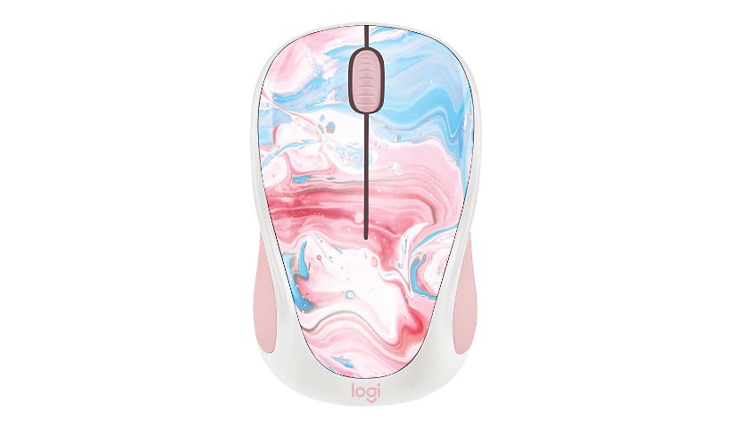 Logitech Design Collection - Limited Edition - mouse - 2.4 GHz - cotton candy