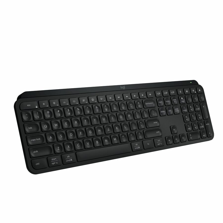 Thumbnail 2 of 10 for Logitech MX Keys S Wireless Keyboard, Low Profile, Fluid Precise Quiet Typing, USB C Rechargeable, Black