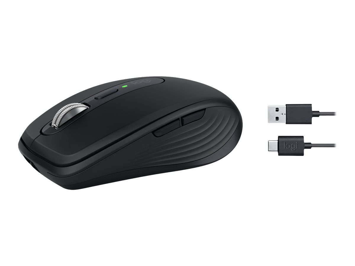 Logitech MX Anywhere 3 Compact Performance Mouse Wireless Comfort