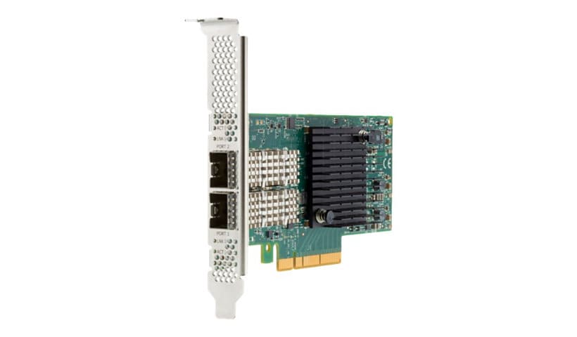 HPE MCX512F-ACHT - adaptateur réseau - PCIe 3.0 x16 - 10Gb Ethernet / 25Gb Ethernet SFP28 x 2