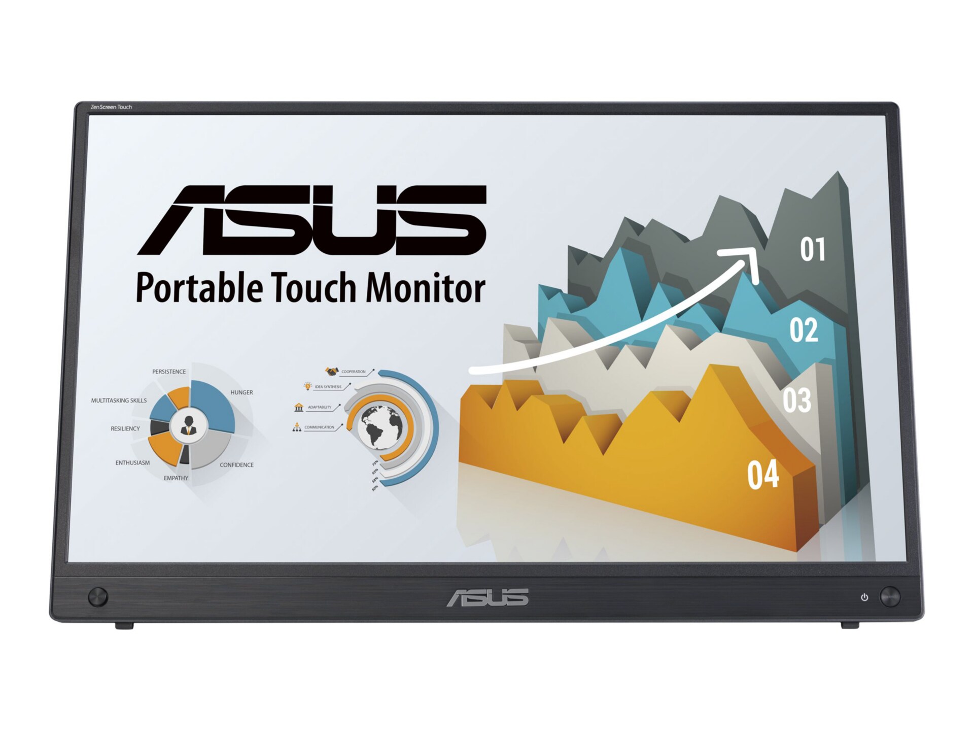 Asus ZenScreen Touch MB16AHT - LED monitor - Full HD (1080p) - 16"