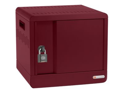 Bretford Cube Micro Station TVS10PAC - cabinet unit - for 10 notebooks/tablets - maroon