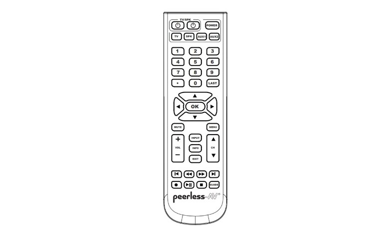 Universal av clearance remote