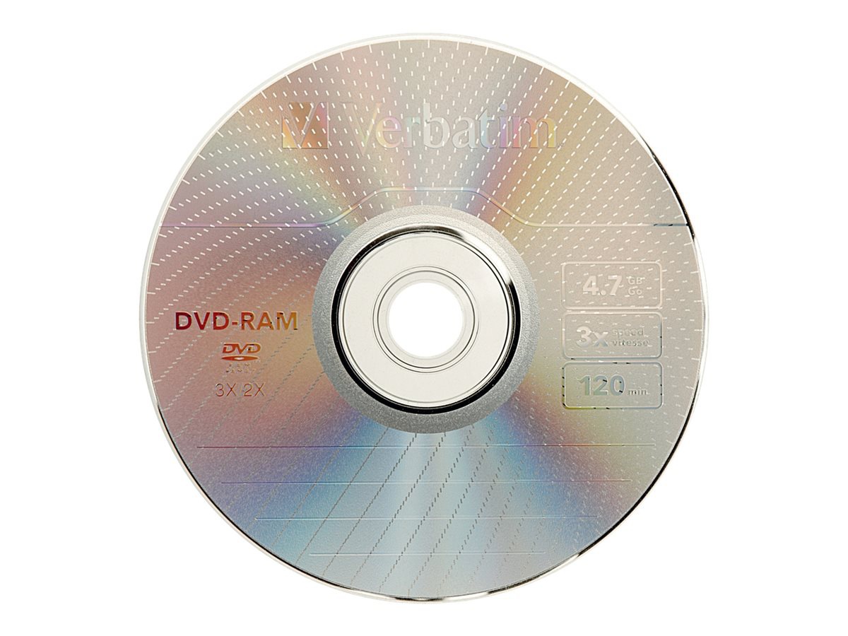 Verbatim - DVD-RAM x 1 - 4.7 GB - storage media