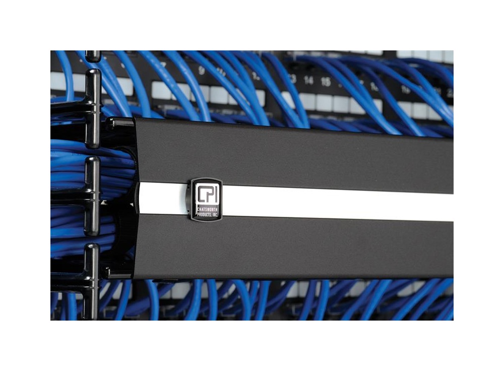 CPI Evolution Horizontal Cable Manager - Black