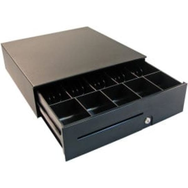 APG 100 Series 16"x19.5"x4.9" Cash Drawer - Black