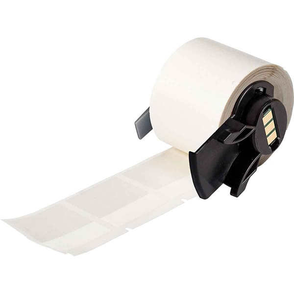 Brady 1.5"x1.5" Self-Laminating Aggressive Adhesive Vinyl Wrap Cable Label for M6/M7 Printer