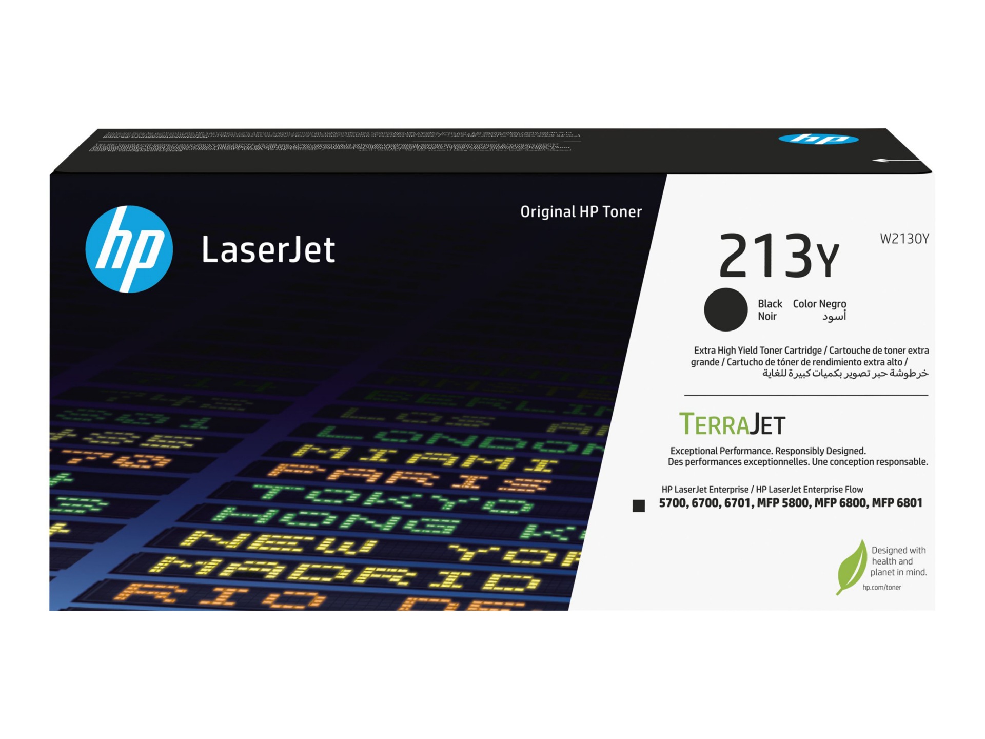 HP 213Y Original Laser Toner Cartridge - Black - 1 Each
