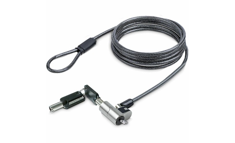 StarTech Nano Laptop Cable Lock 6ft, Anti-Theft Keyed Lock