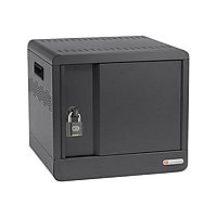 Bretford Cube Micro Station Pre-Wired TVS10USBC - cabinet unit - for 10 notebooks/tablets - platinum