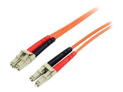 StarTech.com 2m Fiber Optic Cable - Multimode Duplex 62.5/125 - LSZH - LC/LC - OM1 - LC to LC Fiber Patch Cable