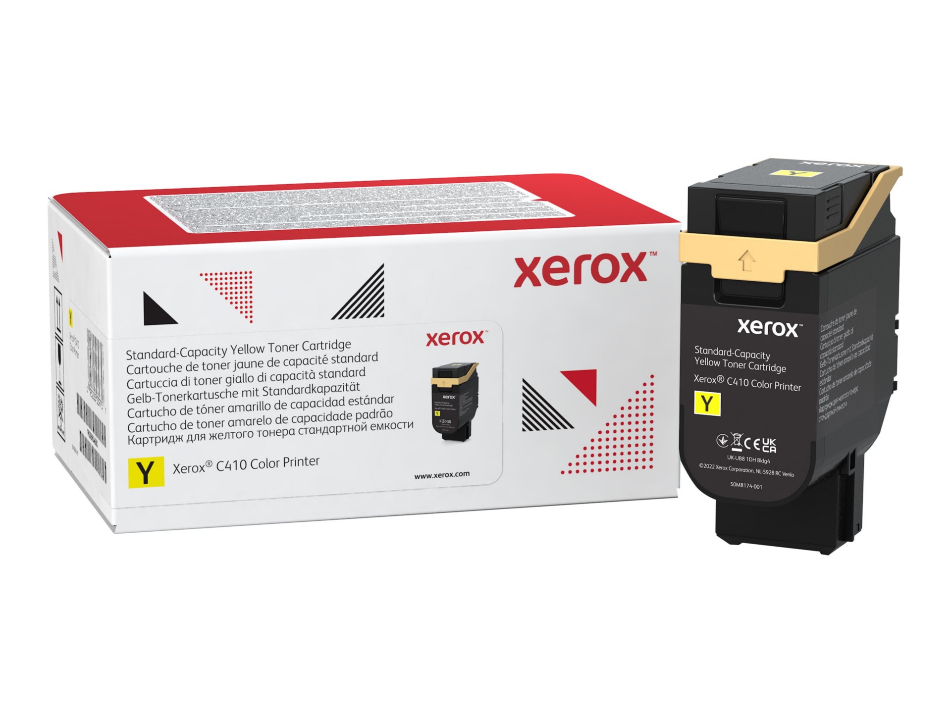 Xerox - yellow - original - toner cartridge - Use and Return