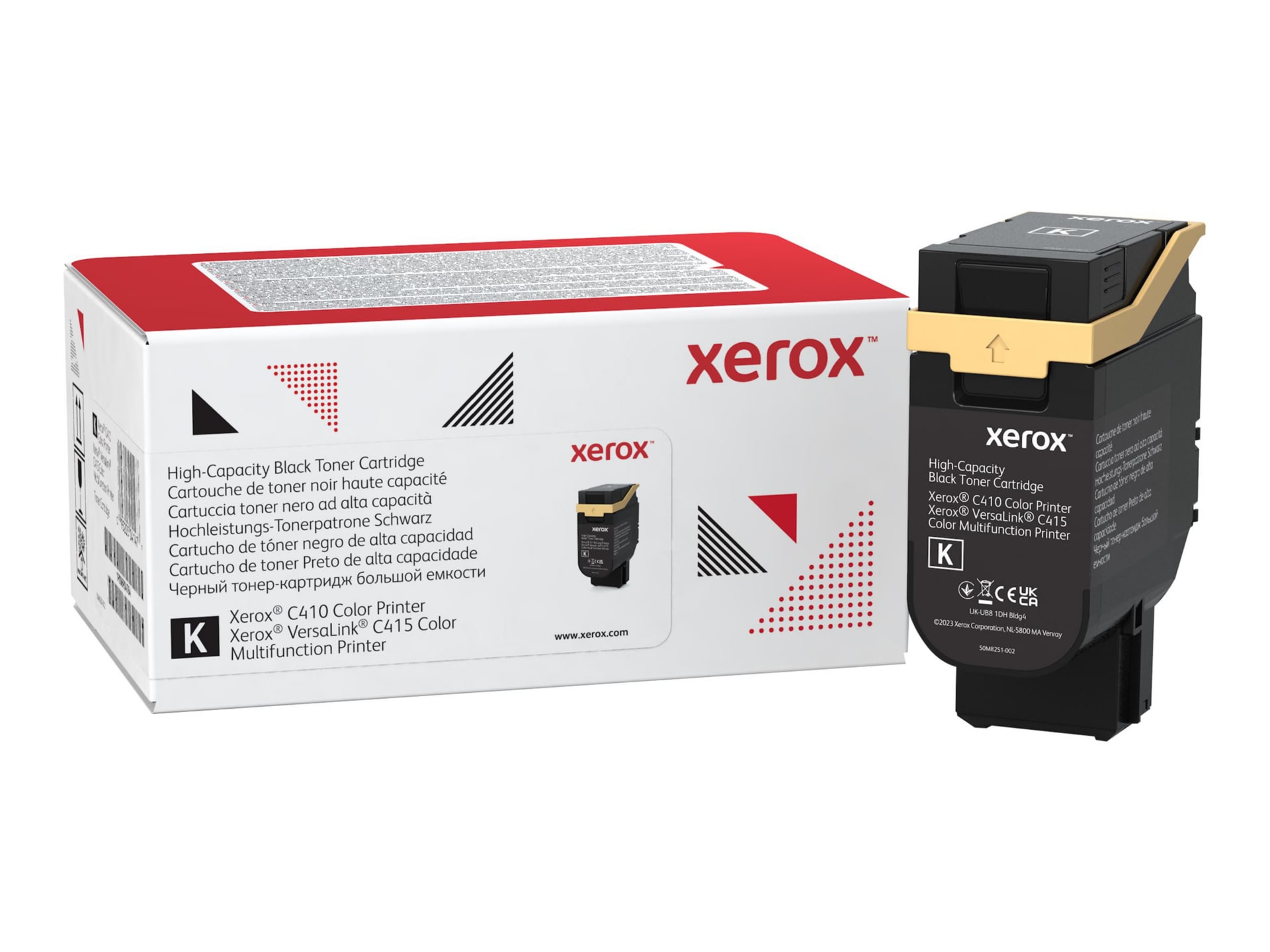 Xerox - haute capacité - noir - original - cartouche de toner - Use and Return