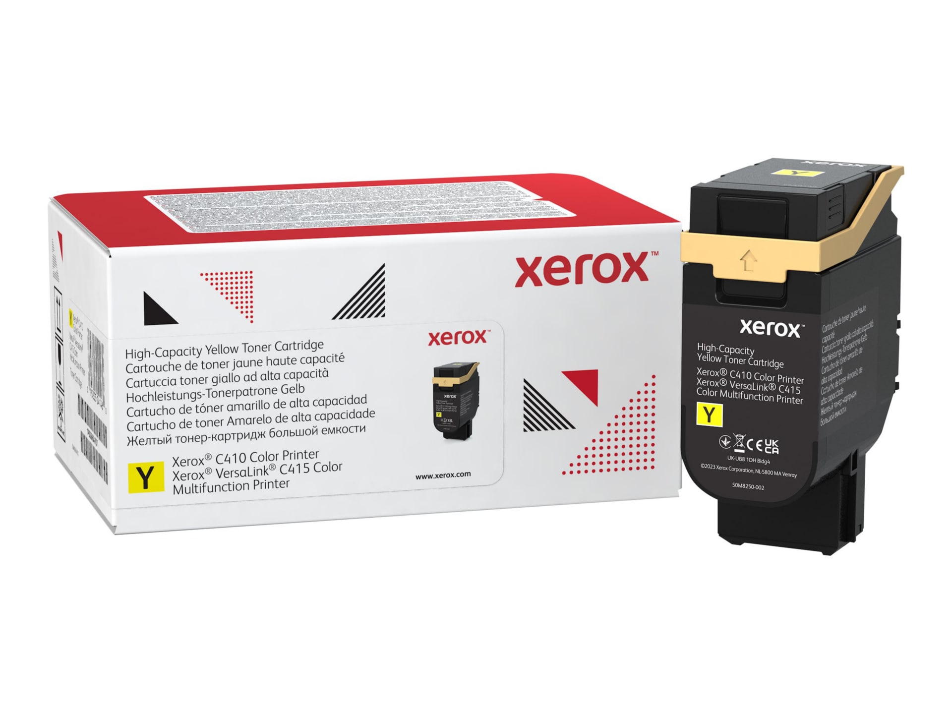 Xerox - High Capacity - yellow - original - toner cartridge - Use and Return