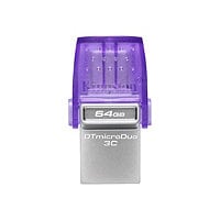 Kingston DataTraveler microDuo 3C - clé USB - 64 Go