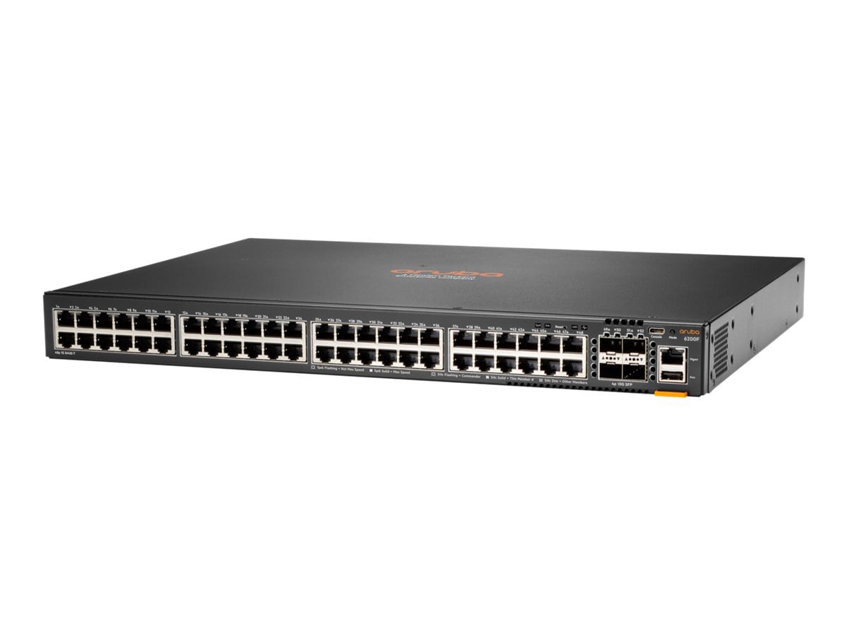 HPE Aruba Networking CX 6200F 48G 4SFP+ Switch - switch - 48 ports - manage