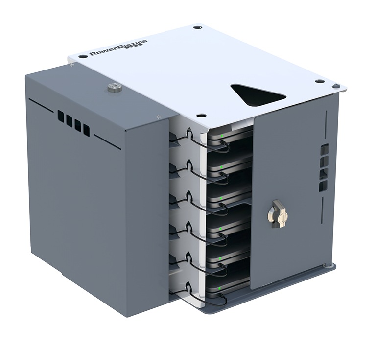 PowerGistics TECHHUB6 6-Bay Charge Cabinet