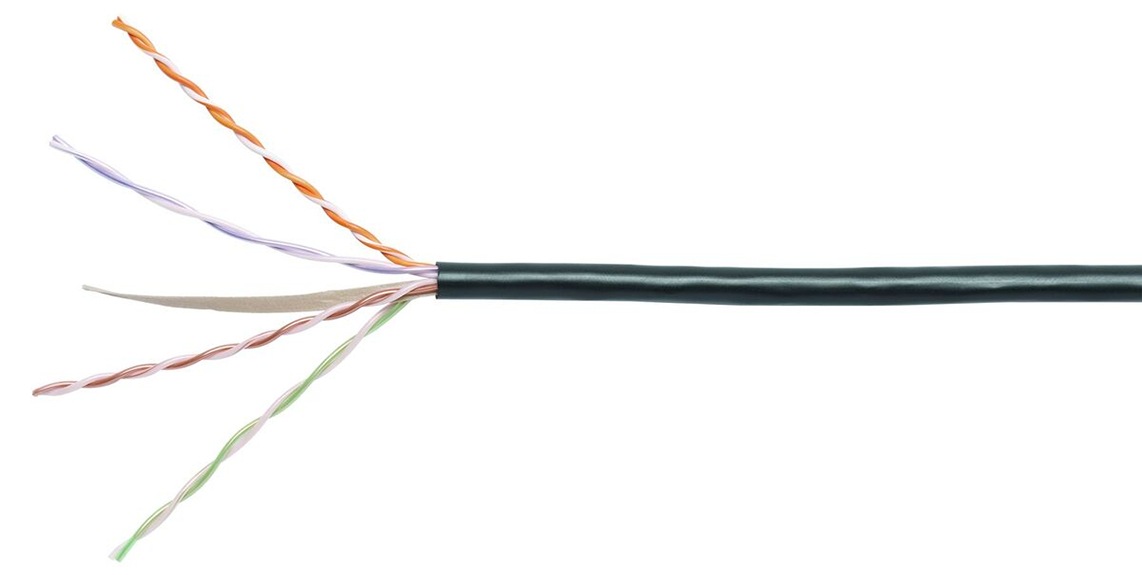 CommScope Uniprise 1000' CAT6 Unshielded Twisted Pair Cable - Black