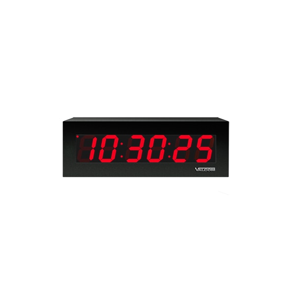 Valcom 2.5" 6-Digit IP PoE Digital Clock