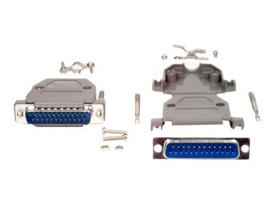 StarTech.com Assembled DB25 (M) Solder D-SUB Connector w/ Plastic Backshell - serial connector
