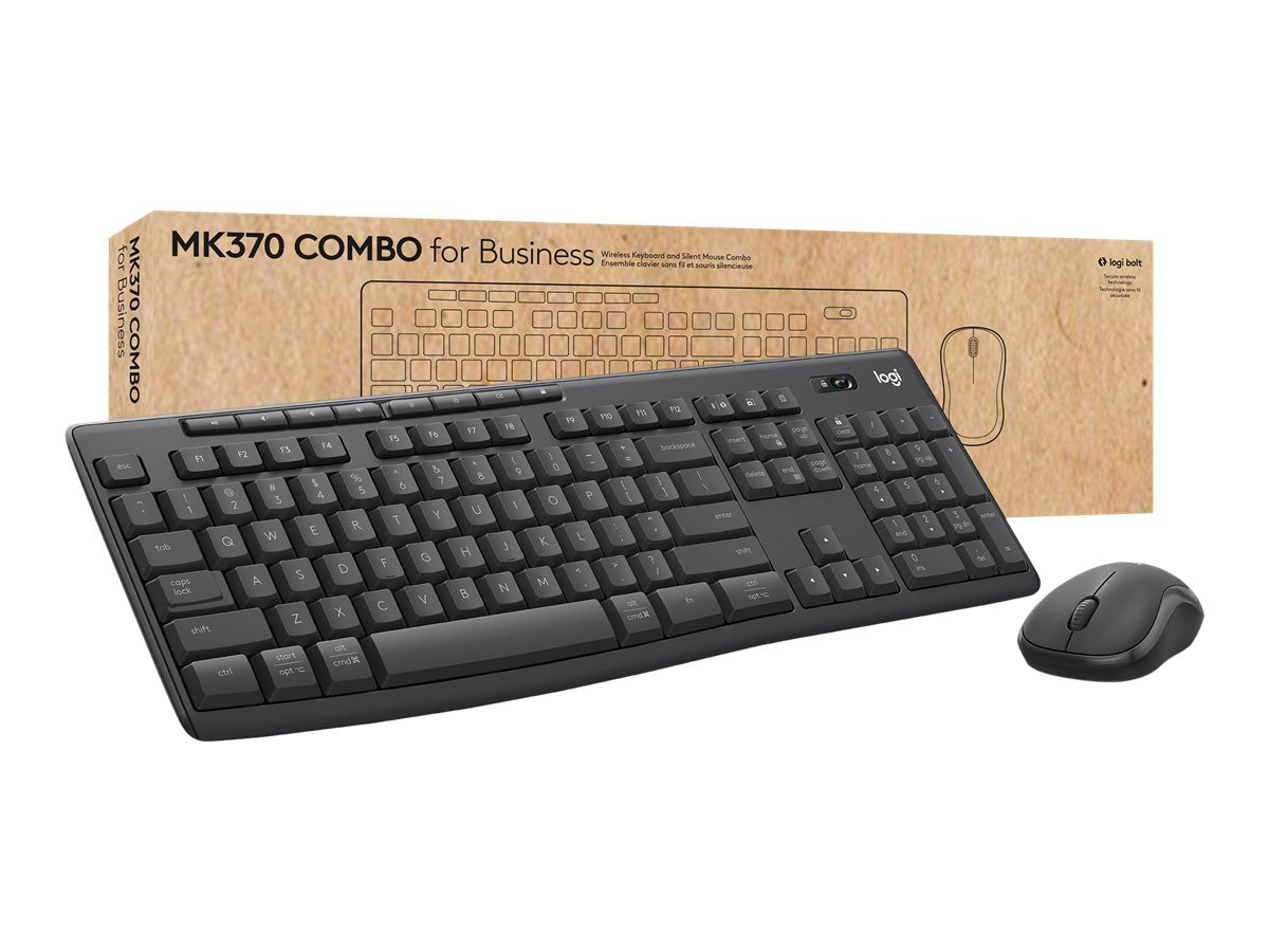 Logitech MK370 Combo for Business, Graphite - ensemble clavier et souris - US