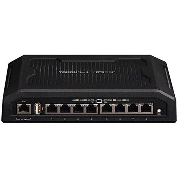 Milestone 8-Port Managed PoE Switch for Husky IVO Rack Mount Appliance