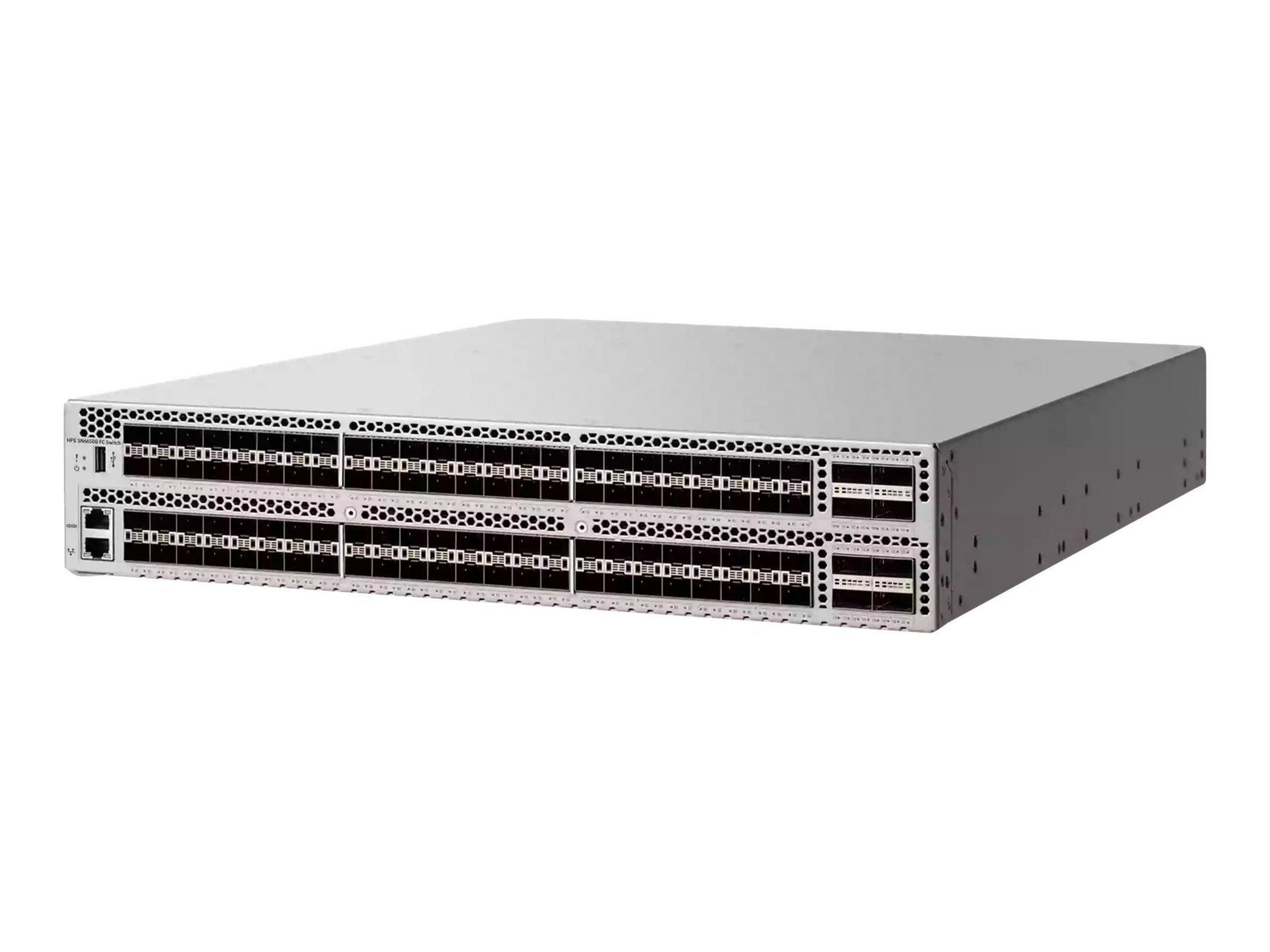 HPE StoreFabric SN6650B Power Pack+ - switch - 96 ports - managed - rack-mountable - with 96 x 32Gb Fibre Channel SW