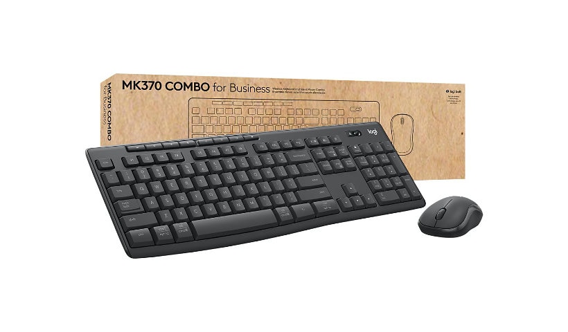 Logitech MK370 Combo for Business - keyboard and mouse set - US - Graphite