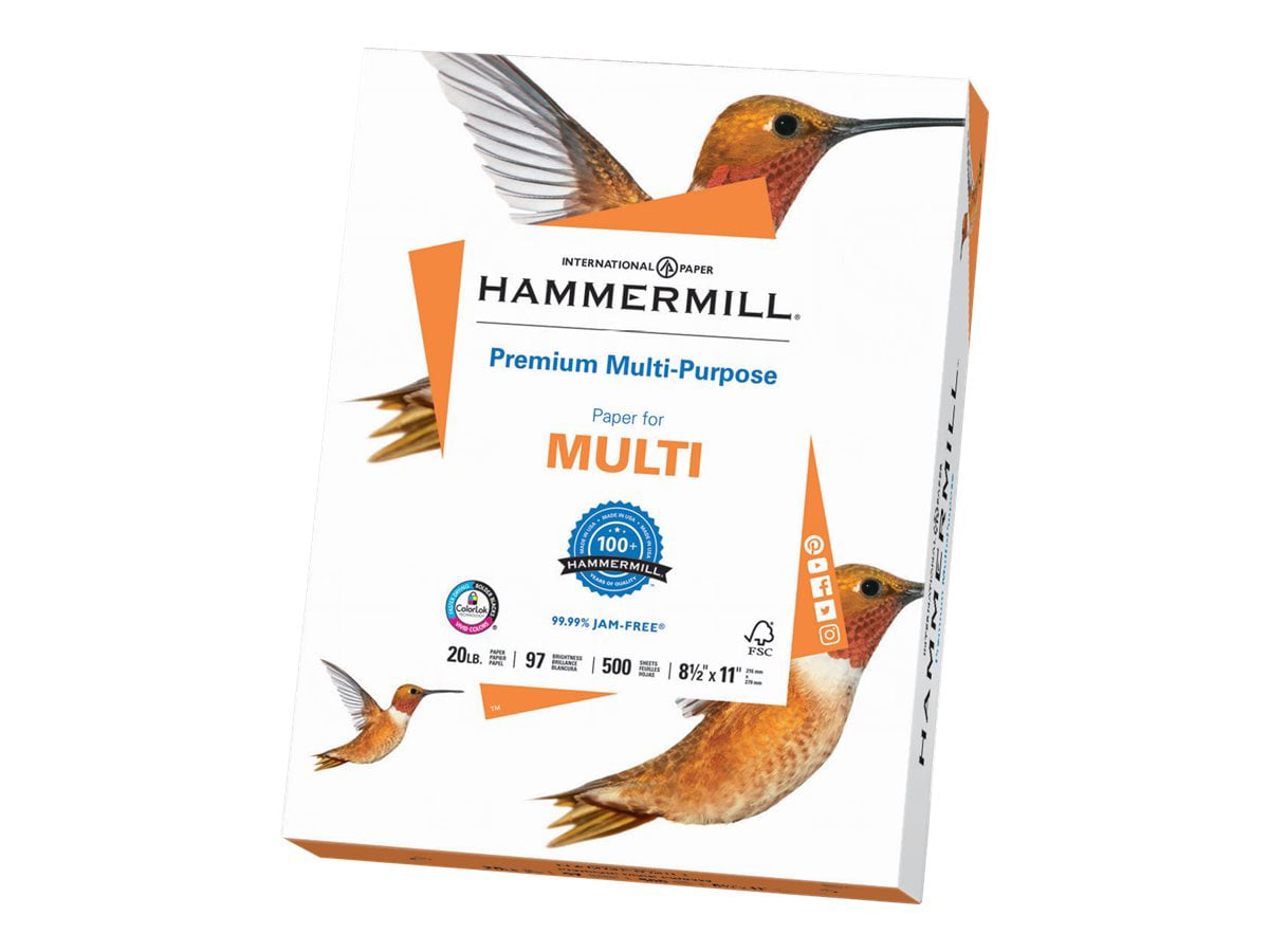 HammerMill Premium Multi-Purpose - bond paper - 500 sheet(s) - Letter - 90 g/m²