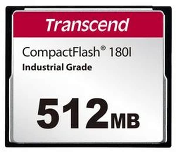 Transcend CF180I - flash memory card - 512 MB - CompactFlash