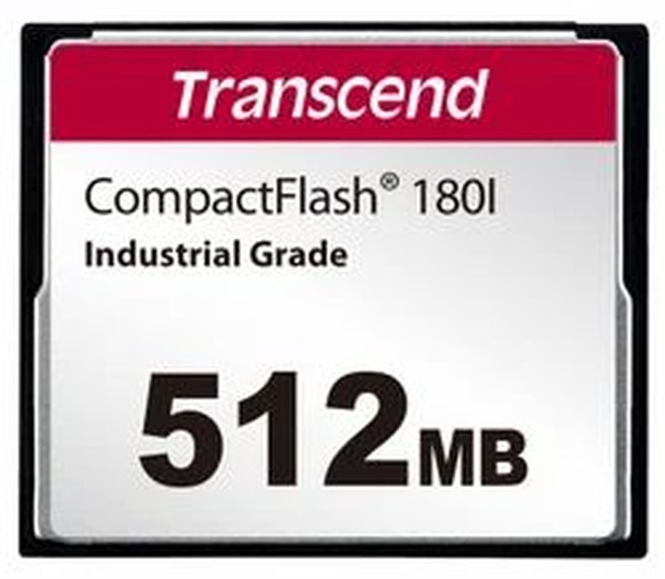 Transcend CF180I - flash memory card - 512 MB - CompactFlash