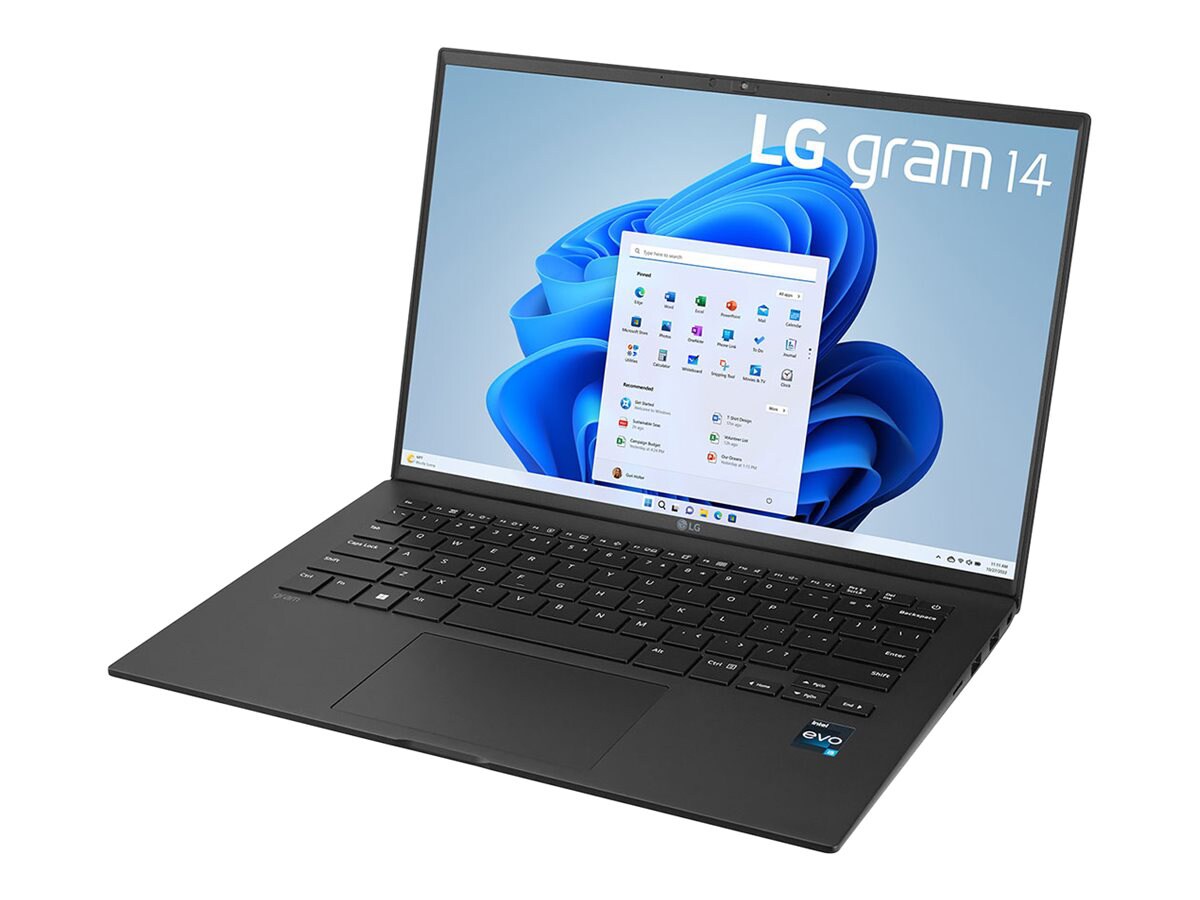 LG gram 14Z90R-N.AP52A8 - 14 po - Intel Core i5 1340P - Evo - 16 Go RAM - 256 Go SSD